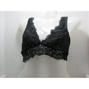 Adore Me Style# 1357 Women's Unlined Lace Bra Black  Size XS NWOT!!